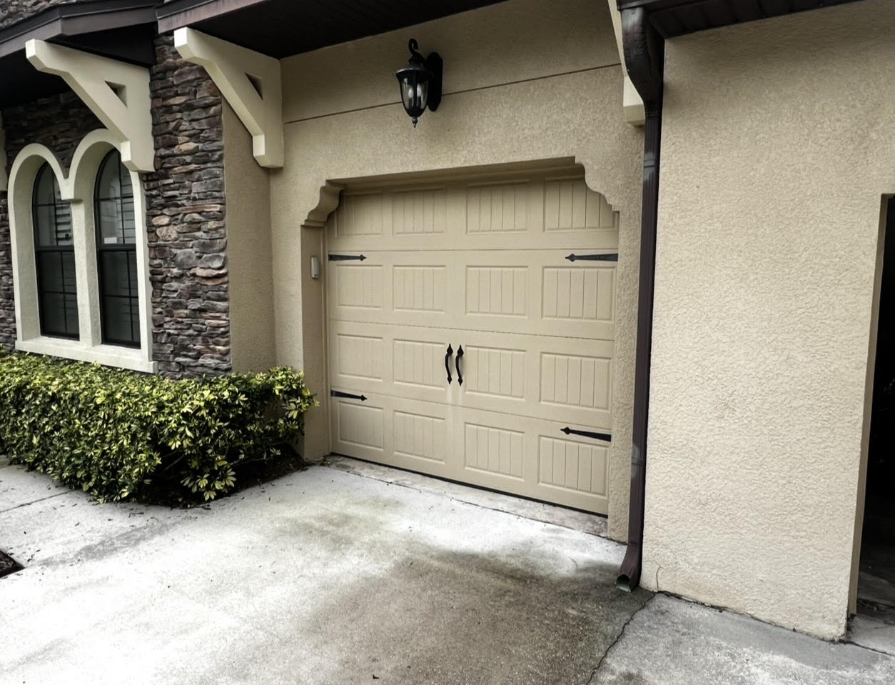 After: Beautiful new garage door installation